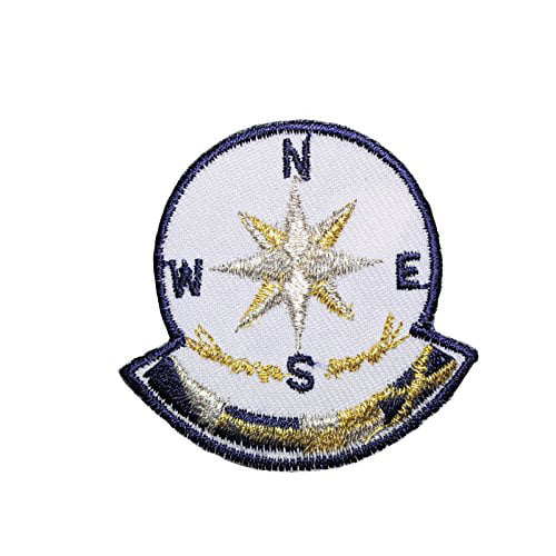 White Star Patch Embroidered Iron Sew On Navy Sailor